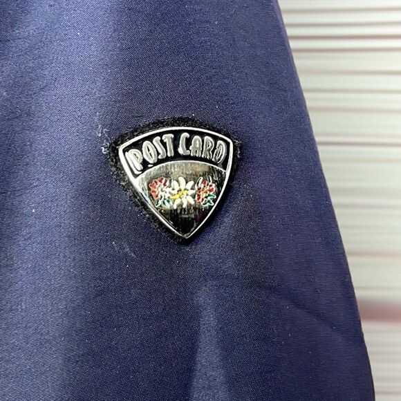 POSTCARD Italy Ski Winter Snow Blue Jacket with Hood size US 6 - Picture 13 of 15